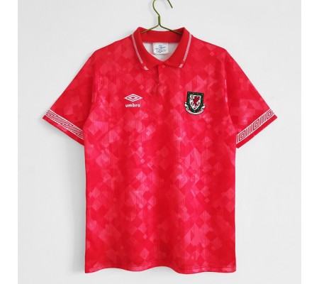 Wales 90/92 Home Soccer Jersey